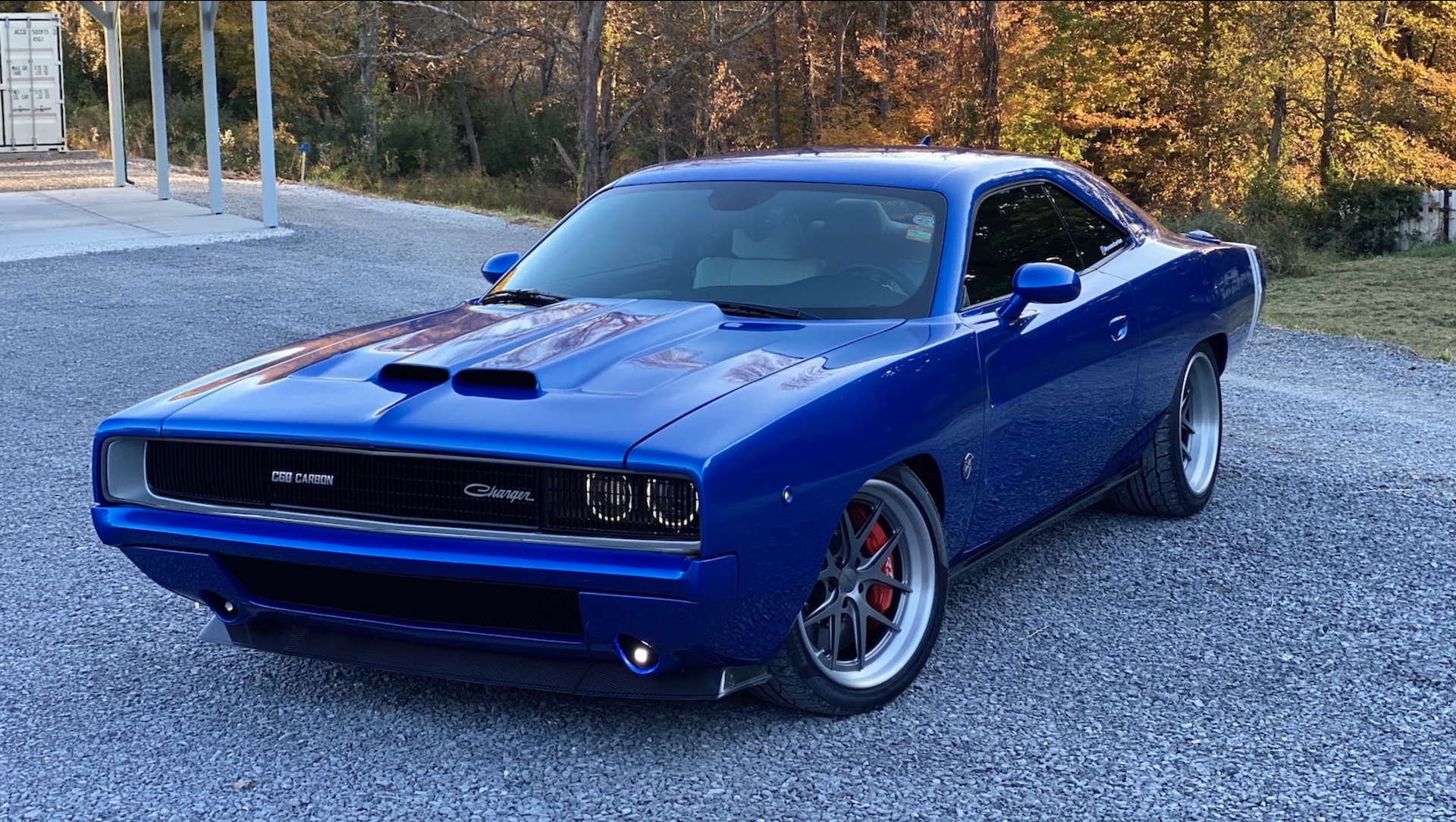 Carbon 1968 Charger And 2022 Challenger Mash-Up Is Ideal For Indecisive Muscle Fans