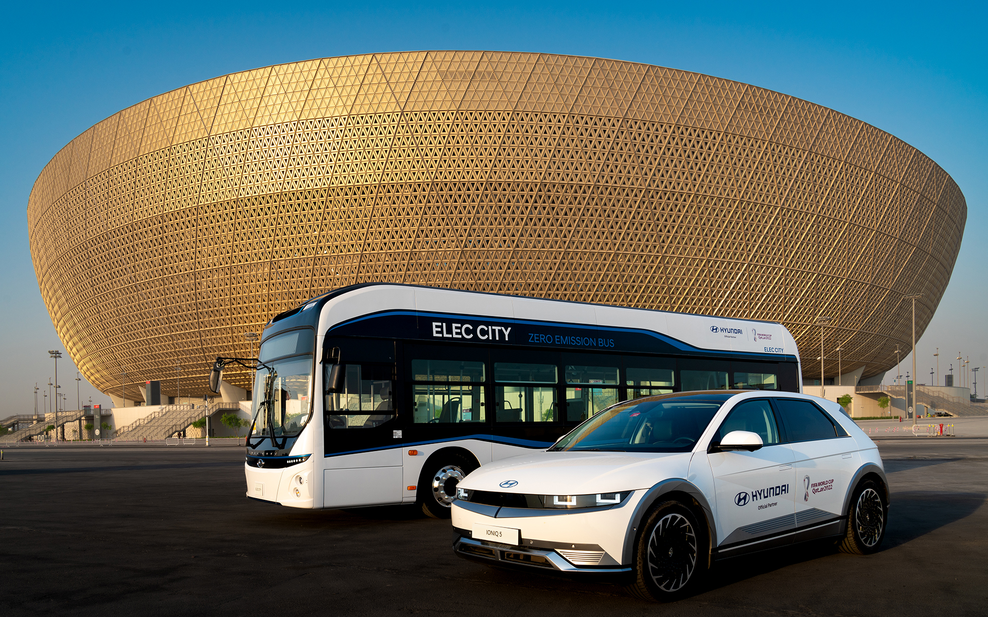 Hyundai Aims To Make 50% Of The Official Vehicles At The 2022 FIFA World Cup Electrified