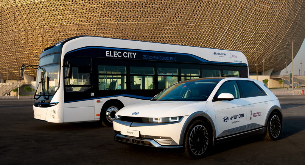  Hyundai Aims To Make 50% Of The Official Vehicles At The 2022 FIFA World Cup Electrified