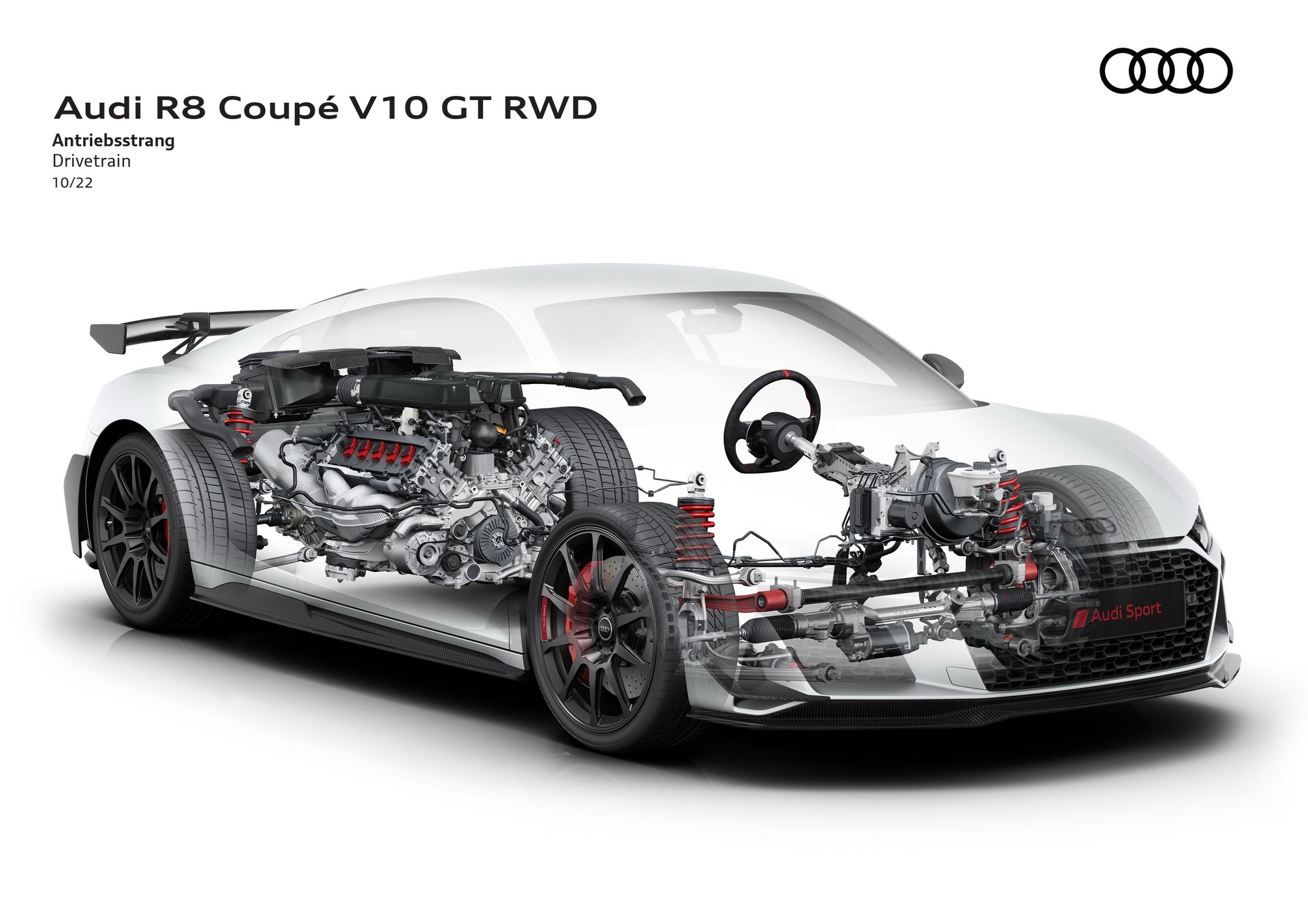 2023 Audi R8 Coupe GT RWD Is An Oversteering Last Hurrah For The V10 And (N)ICE Sounds