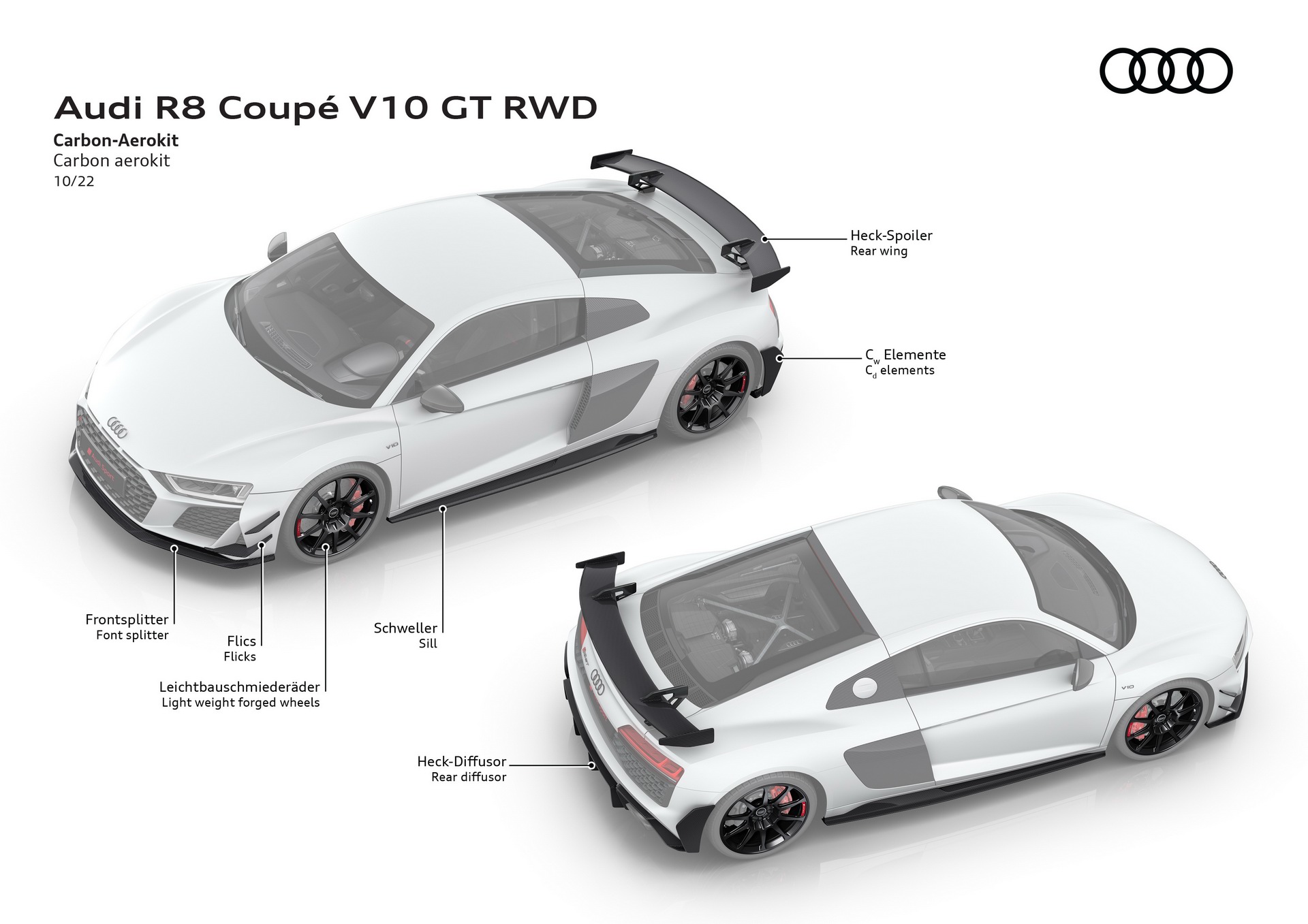 2023 Audi R8 Coupe GT RWD Is An Oversteering Last Hurrah For The V10 And (N)ICE Sounds