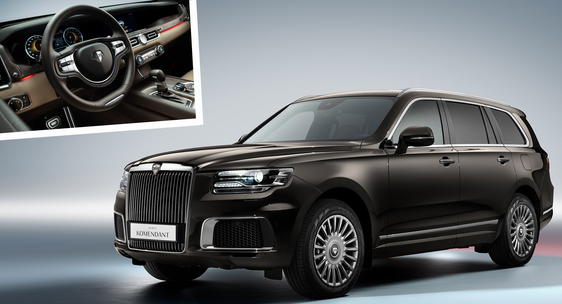 Aurus Komendant Debuts As A Russian Ultra-Luxury SUV With Four-Seats And  590 HP