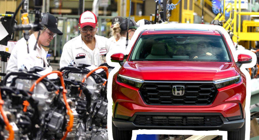  2023 Honda CR-V Hybrid Begins Production In North America