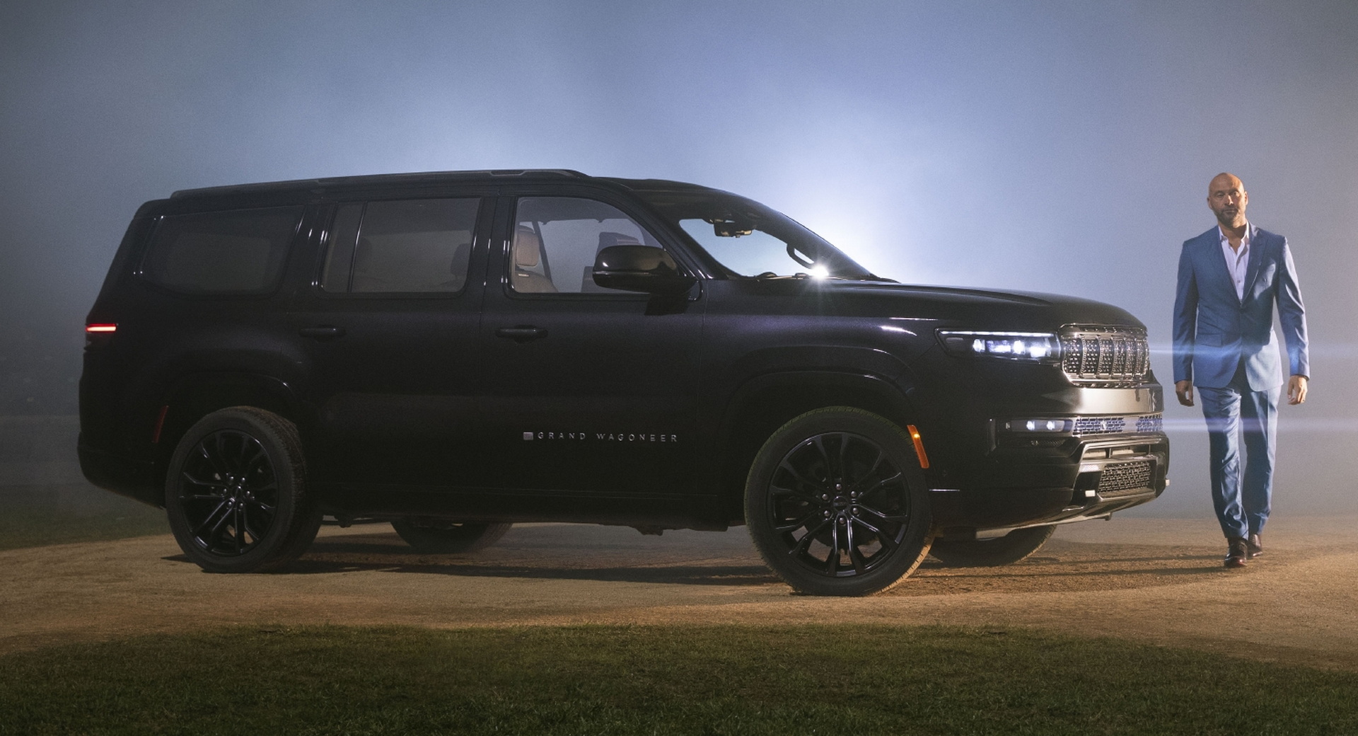 Jeep Enlists Derek And Hannah Jeter To Star In World Series Grand Wagoneer Spot