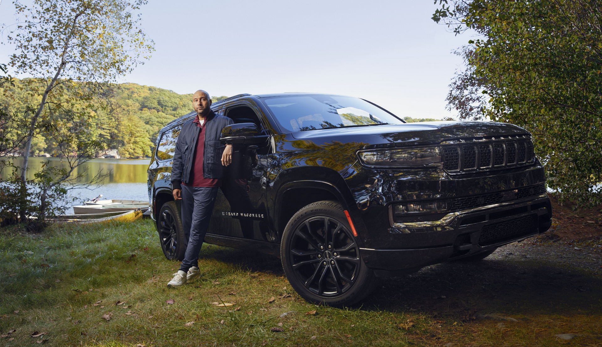 Jeep Enlists Derek And Hannah Jeter To Star In World Series Grand Wagoneer Spot
