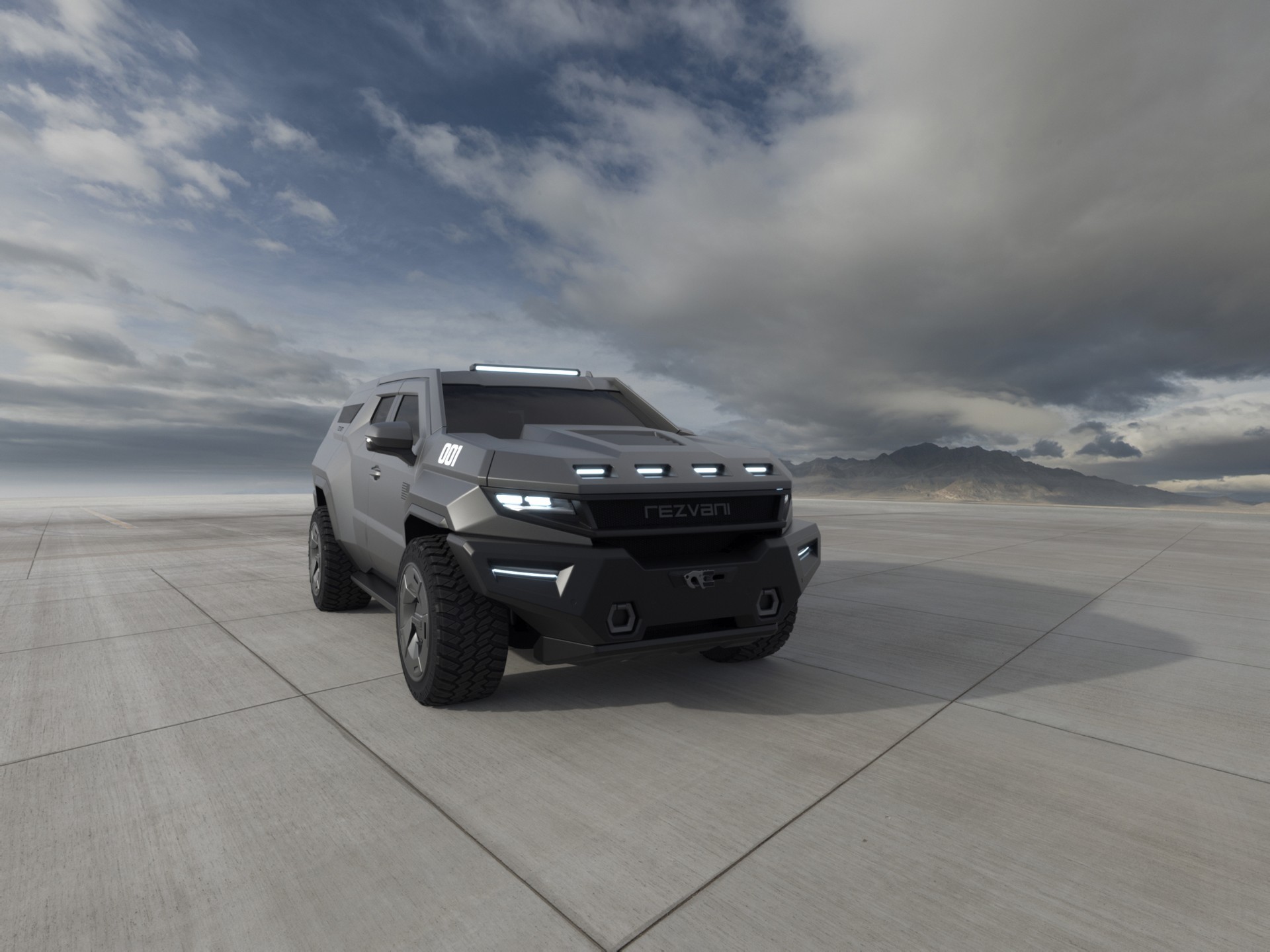 Rezvani Vengeance Debuts As A $249,000 Military-Inspired SUV Based On The Cadillac Escalade