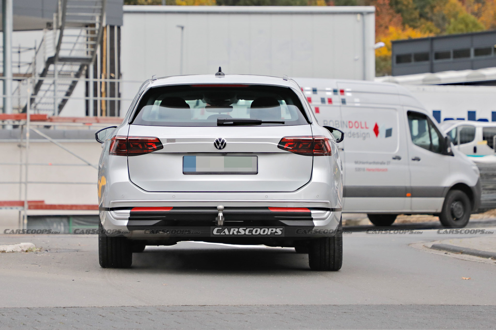 2023 Volkswagen Passat Prototype Hides Sporty Golf Grille Behind Sneaky Disguise