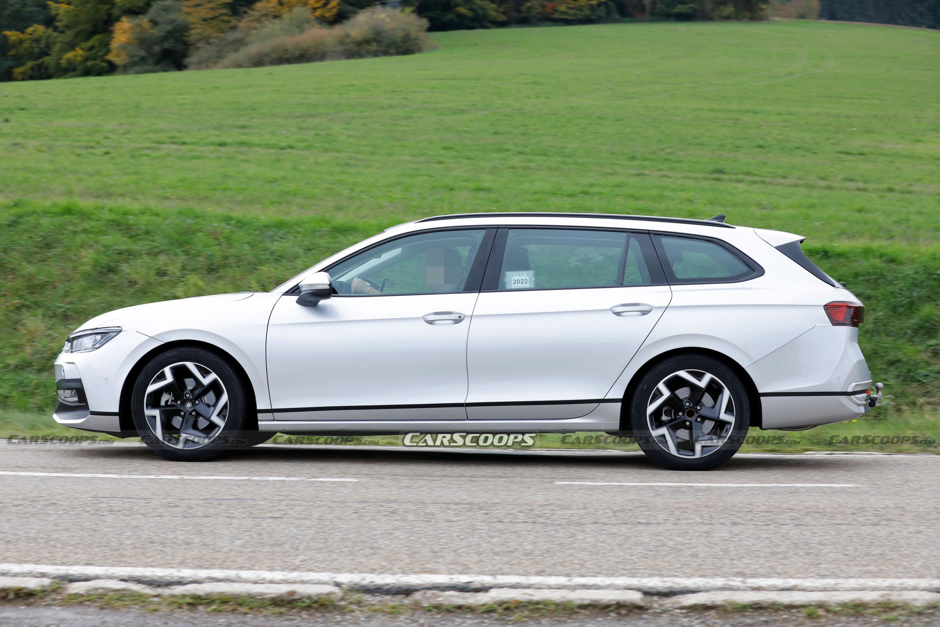 2023 Volkswagen Passat Prototype Hides Sporty Golf Grille Behind Sneaky Disguise