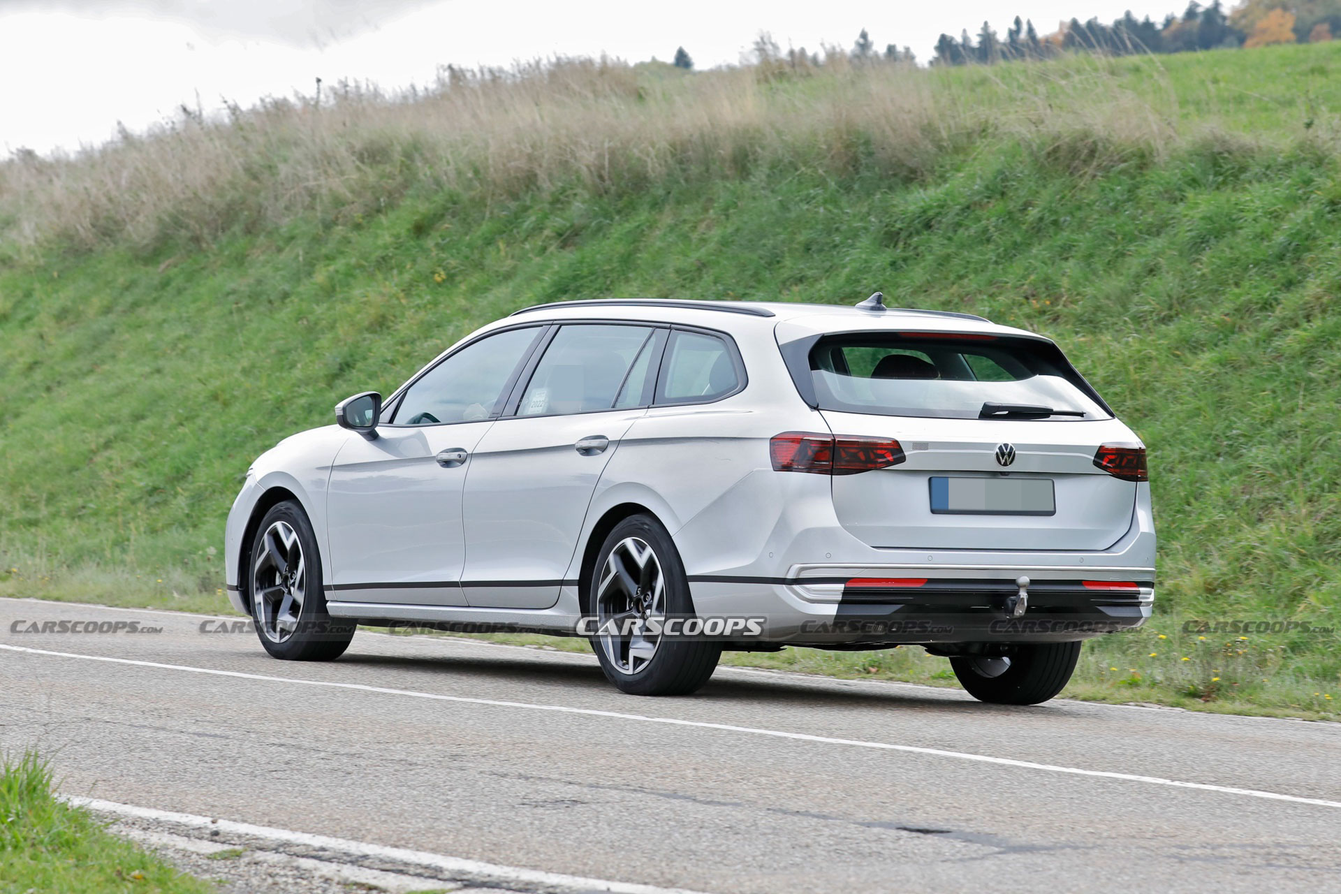 2023 Volkswagen Passat Prototype Hides Sporty Golf Grille Behind Sneaky Disguise