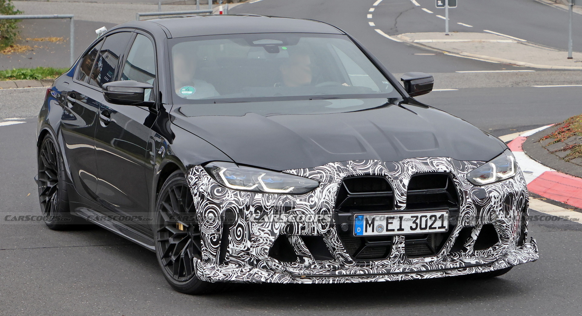 La BMW M3 CS 2024 laisse tomber plus de camouflage avant ses débuts imminents