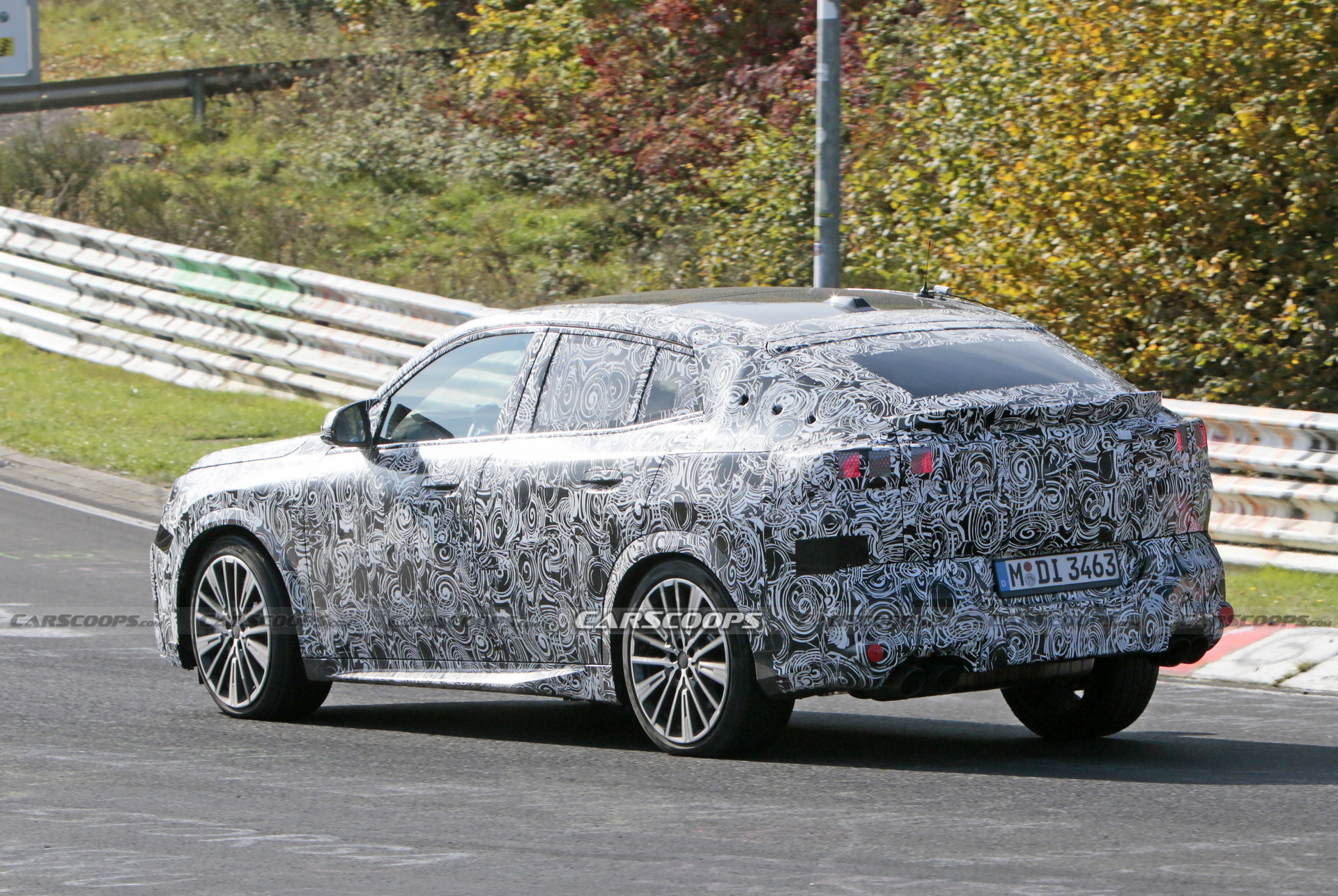 Hotter 2024 BMW X2 M35i Spotted Testing At Nurburgring