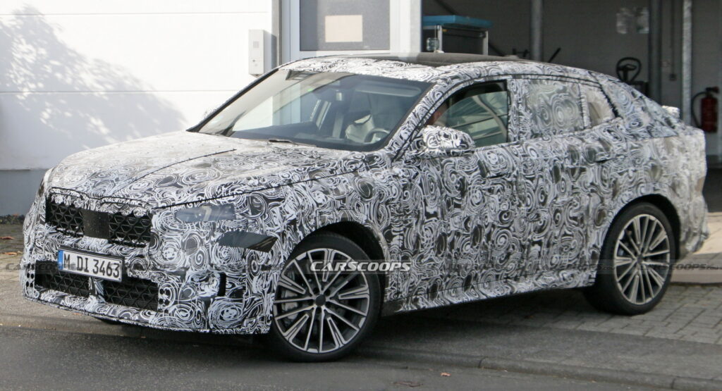 BMW X2 spy photos give a clearer look at the fastback SUV - Autoblog