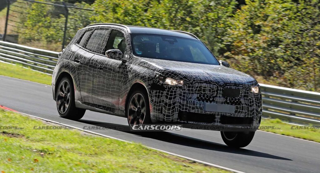 2024 BMW X3M Can’t Hide Its Big Grille Behind Disguise