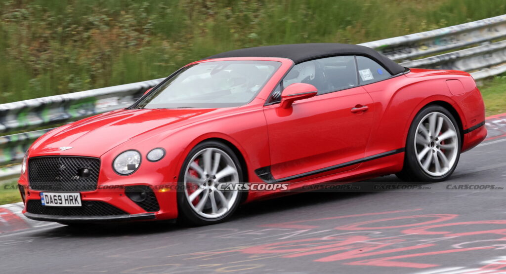  Bentley’s Plug-In Hybrid Continental GT Caught Testing In Convertible Guise For The First Time