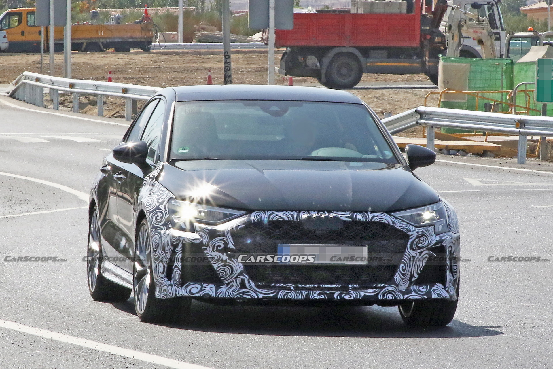 Facelifted 2024 Audi RS3 Spied Looking Like A Baby RS7