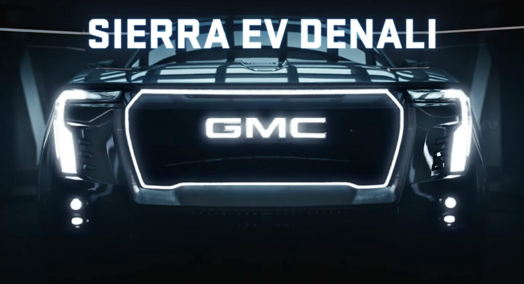  GMC Sierra EV Denali Teased, Debuts October 20th
