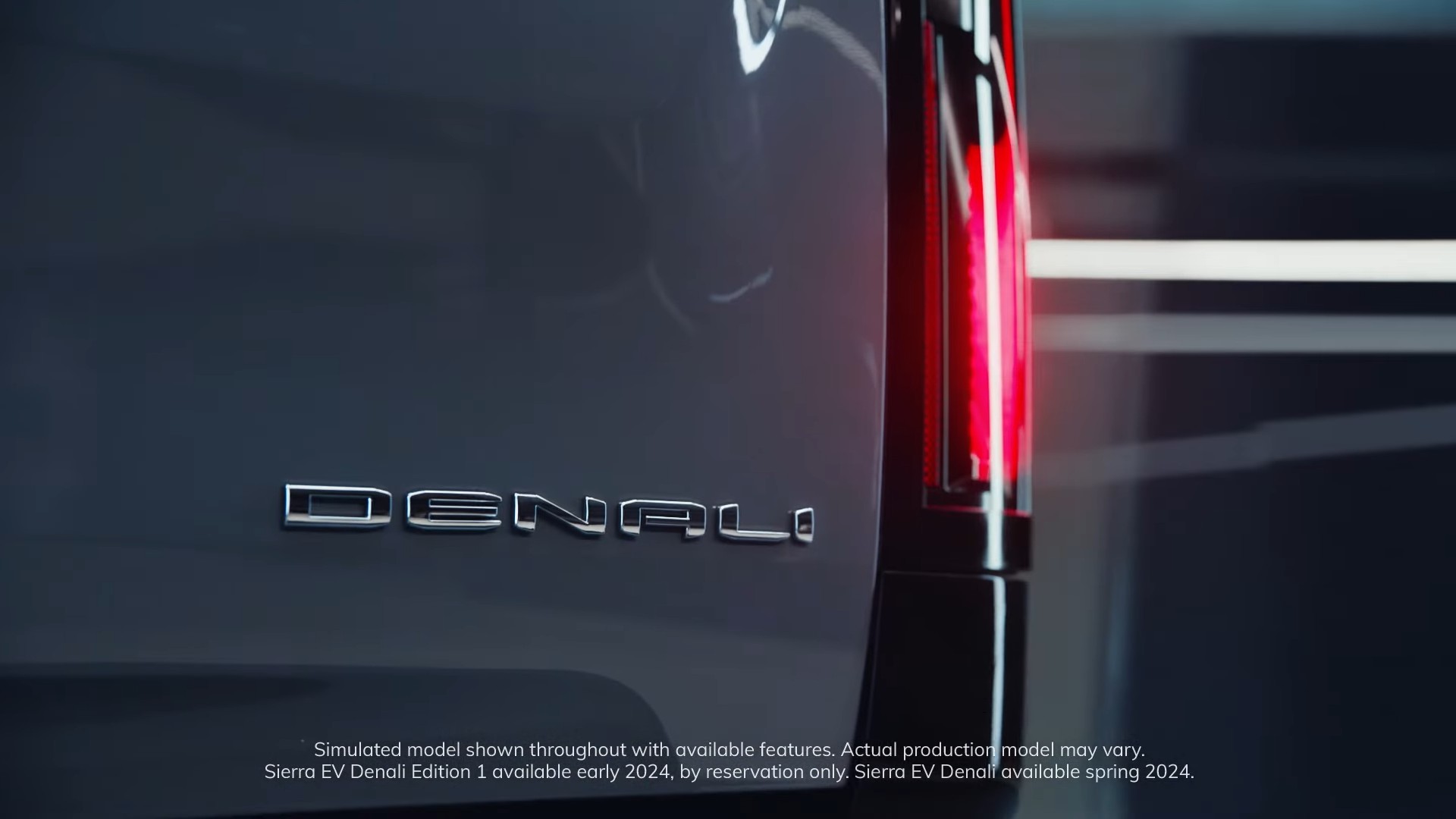 GMC Sierra EV Denali Teased, Debuts October 20th