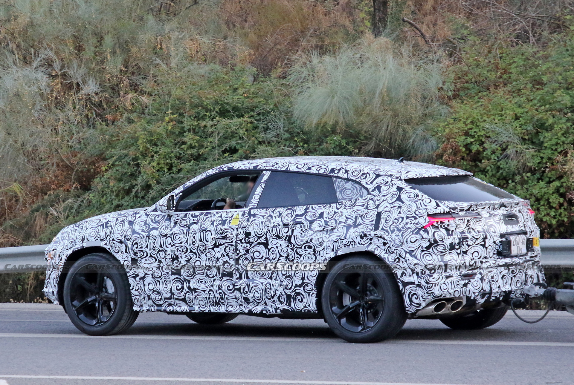 Lamborghini Urus Plug-In Hybrid Spied Testing With New Updates
