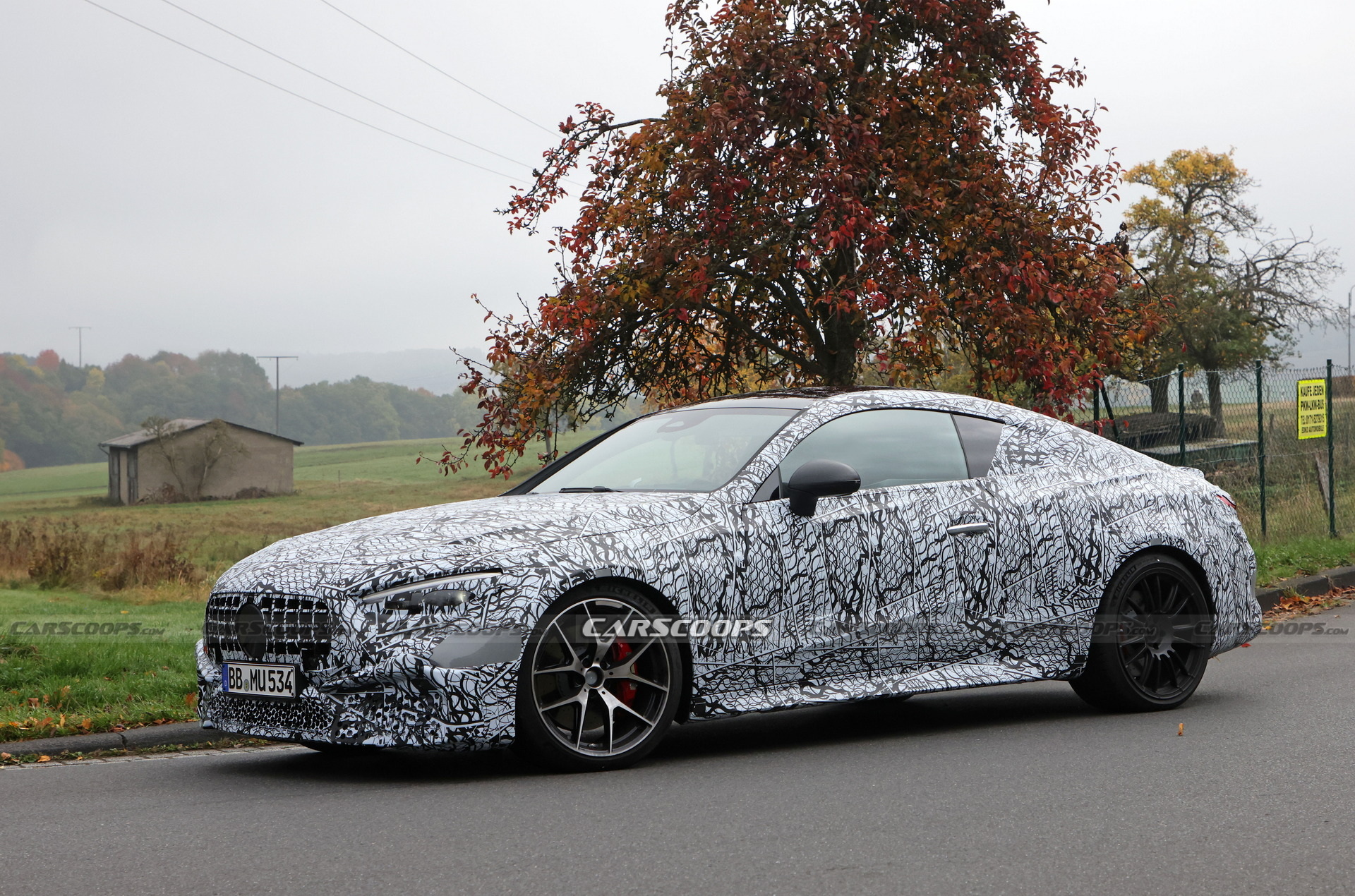 2024 Mercedes-AMG CLE 53 Makes Its Spy Debut As The Mid-Range AMG Coupe