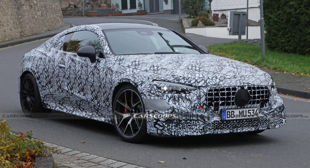  2024 Mercedes-AMG CLE 53 Makes Its Spy Debut As The Mid-Range AMG Coupe