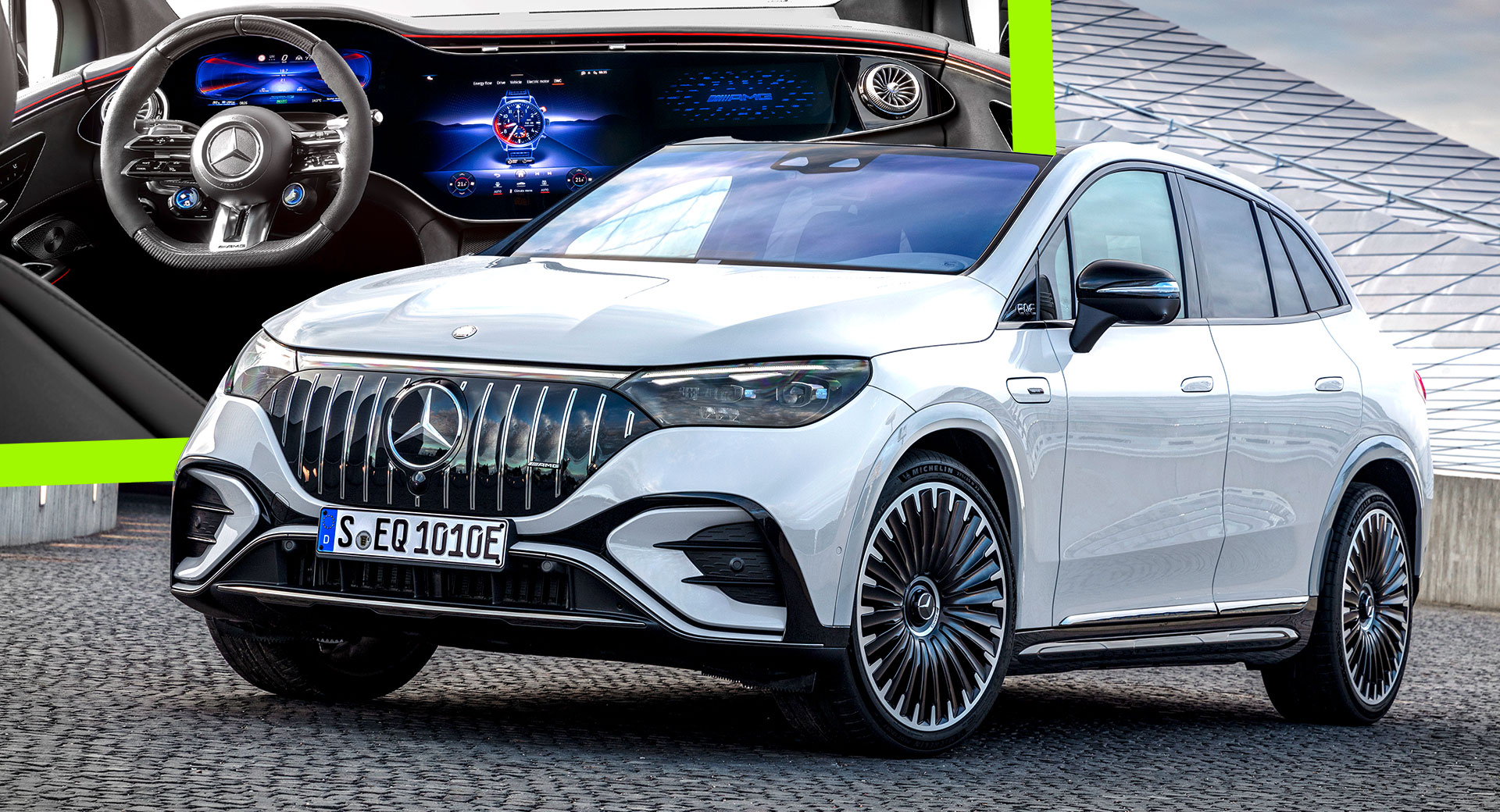 Le SUV Mercedes-AMG EQE 2024 délivre jusqu’à 687 ch au détriment de l’autonomie