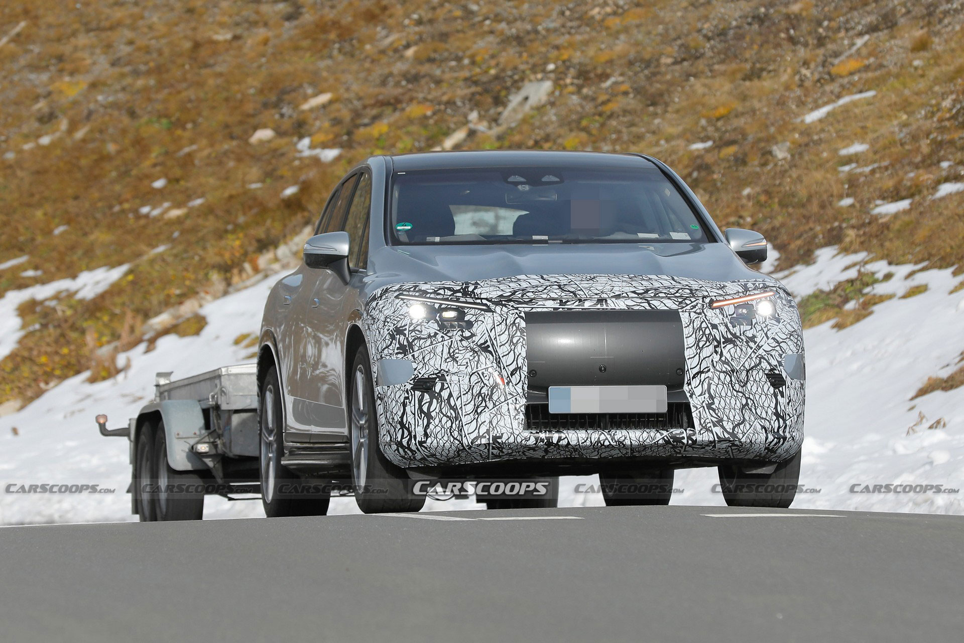 2024 Mercedes-Maybach EQS SUV Spied As An Electric Ultra-Luxury Crossover