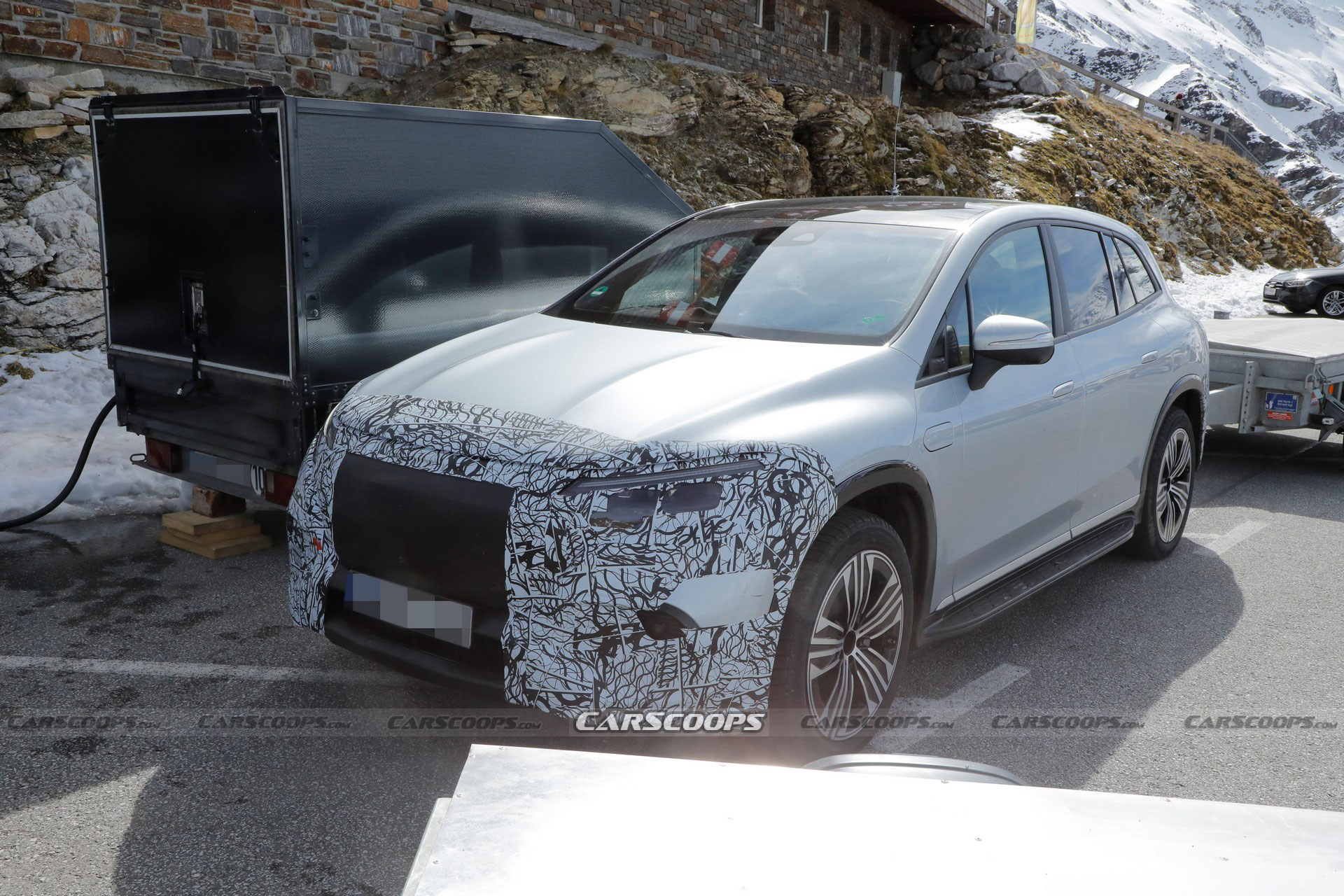 2024 Mercedes-Maybach EQS SUV Spied As An Electric Ultra-Luxury Crossover
