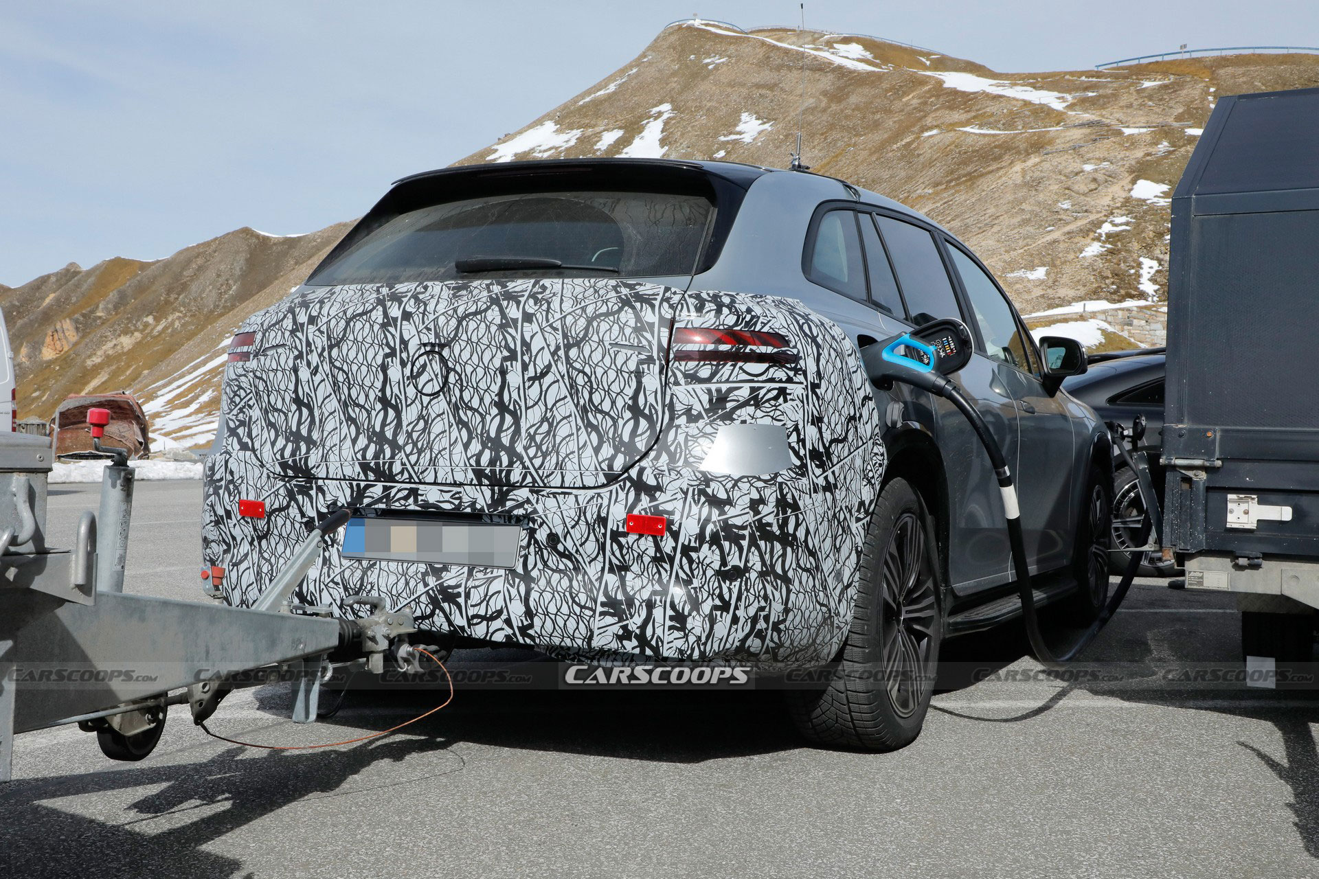 2024 Mercedes-Maybach EQS SUV Spied As An Electric Ultra-Luxury Crossover