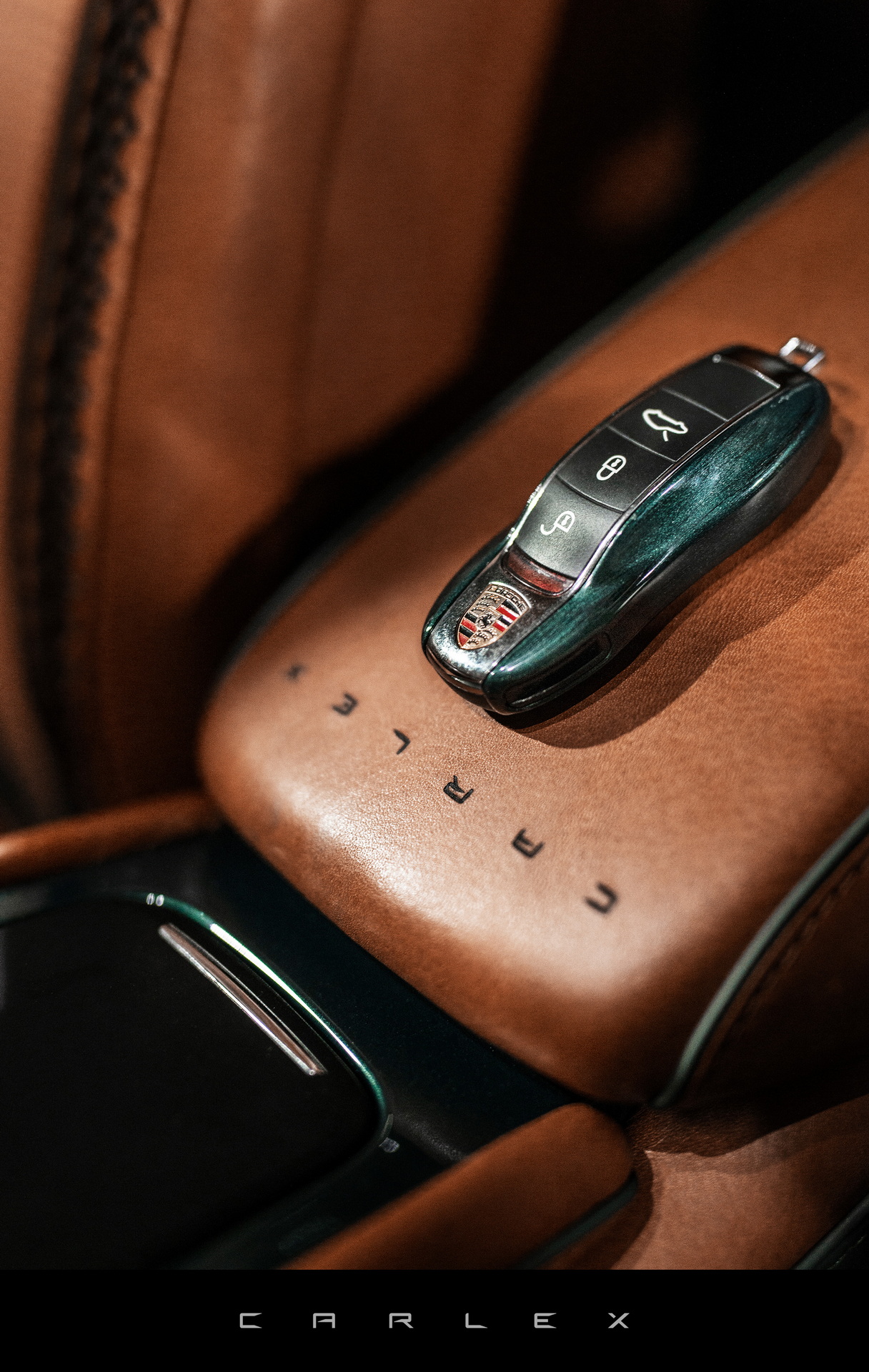 Carlex Refreshes Previous Porsche 991 Turbo With Hand-Brushed Green Shade And Brown Interior