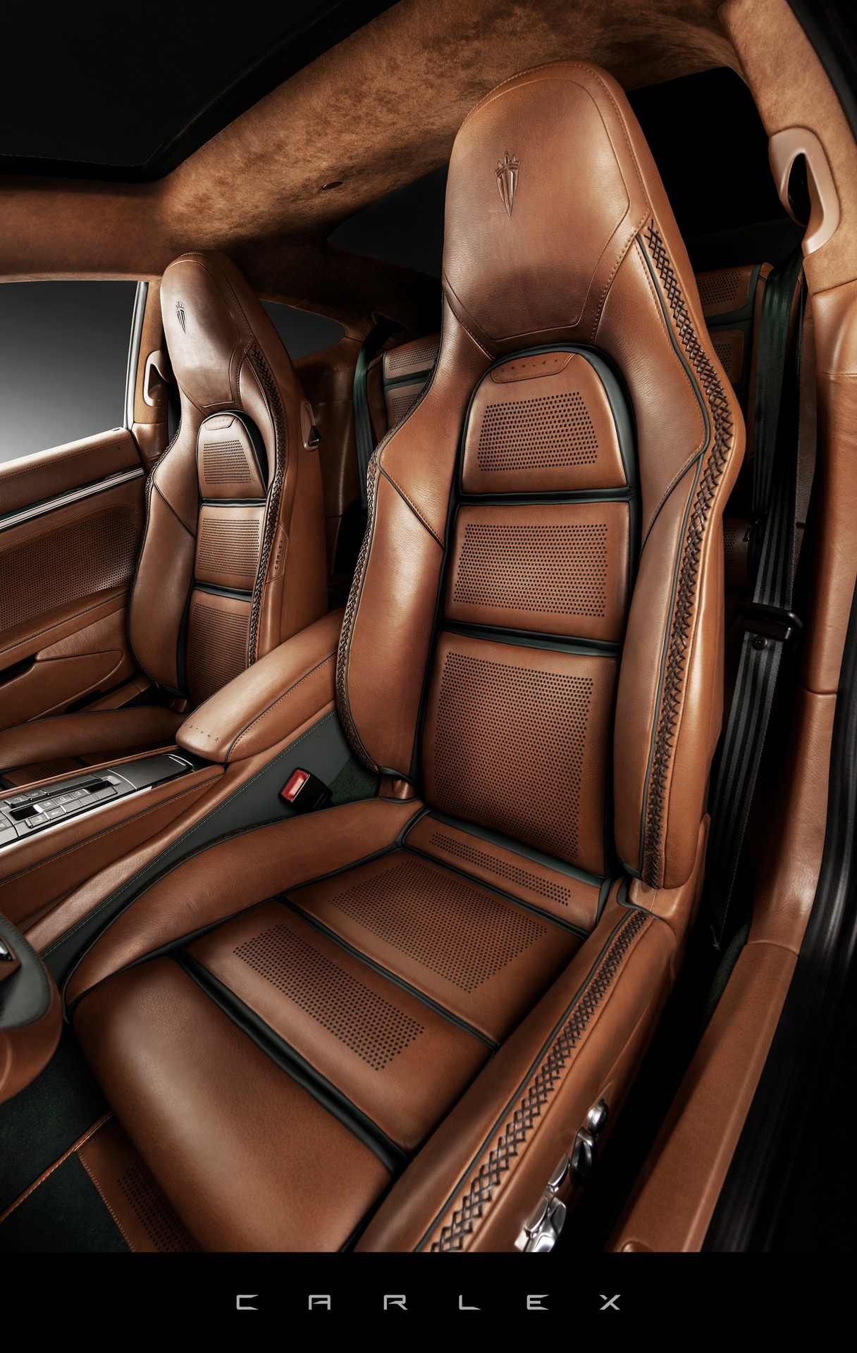 Carlex Refreshes Previous Porsche 991 Turbo With Hand-Brushed Green Shade And Brown Interior