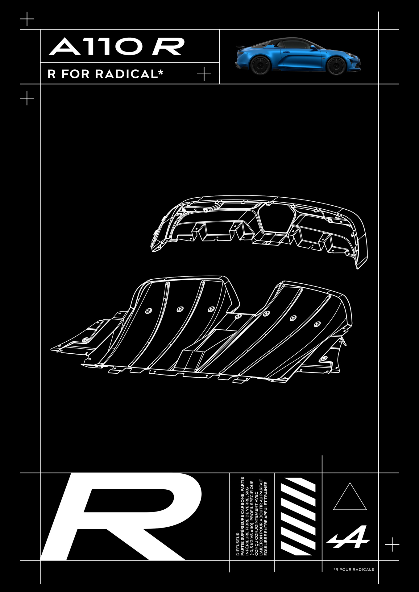 Hardcore Alpine A110 R Shows Off Its Weight Loss In Paris