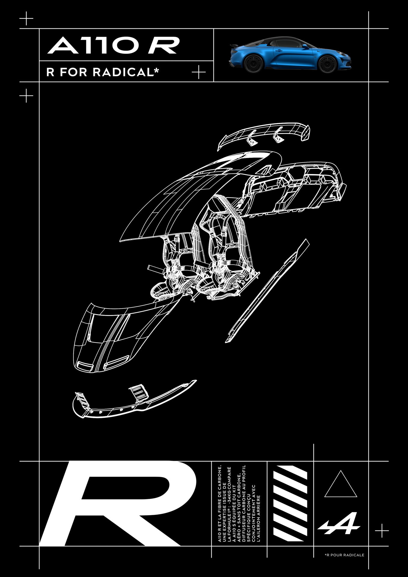 Hardcore Alpine A110 R Shows Off Its Weight Loss In Paris