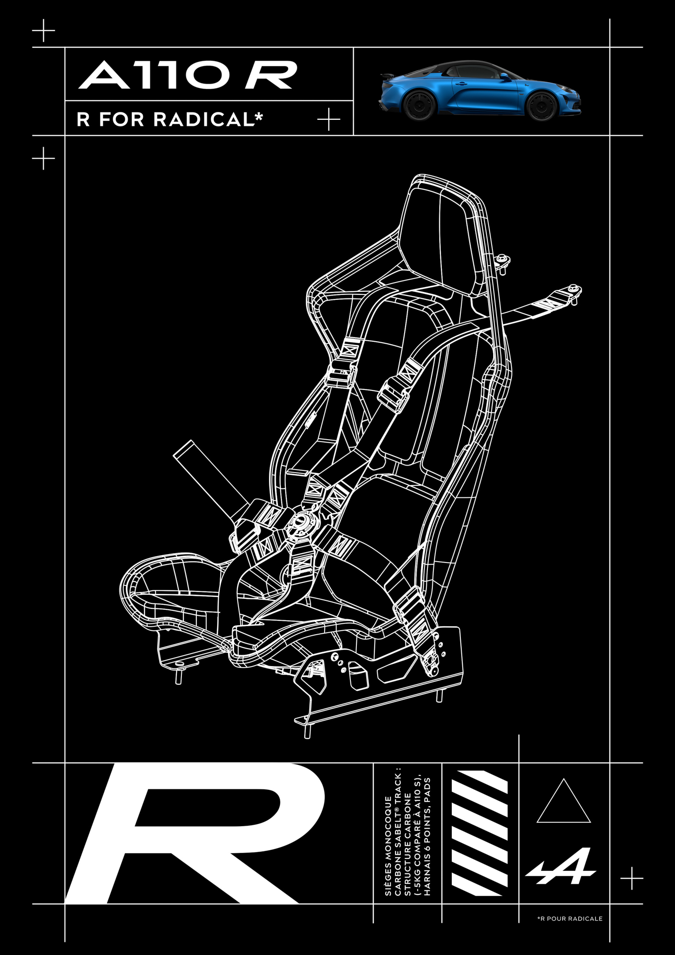 Hardcore Alpine A110 R Shows Off Its Weight Loss In Paris