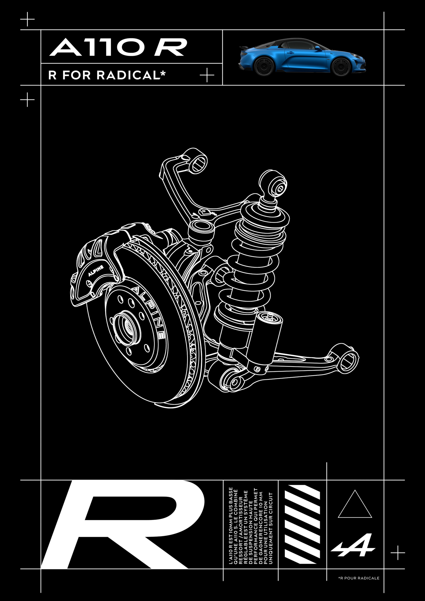 Hardcore Alpine A110 R Shows Off Its Weight Loss In Paris