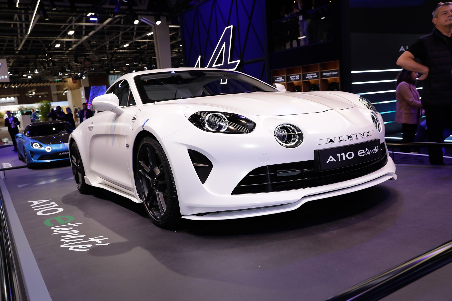 New Alpine A110 E-ternité Debuts In Paris As A 239 HP Electric Prototype With Removable Roof Panel