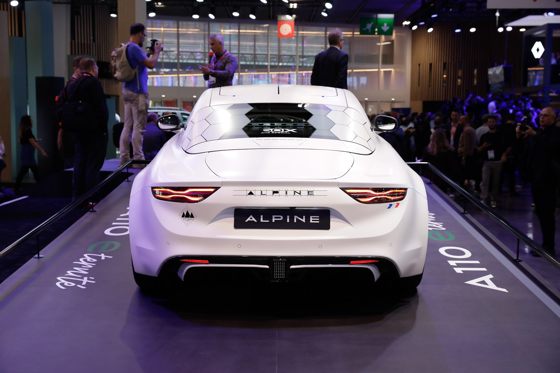 New Alpine A110 E-ternité Debuts In Paris As A 239 HP Electric Prototype With Removable Roof Panel