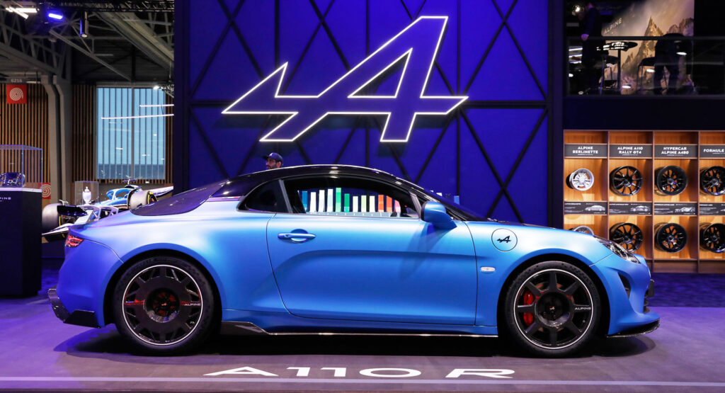 Hardcore Alpine A110 R Shows Off Its Weight Loss In Paris