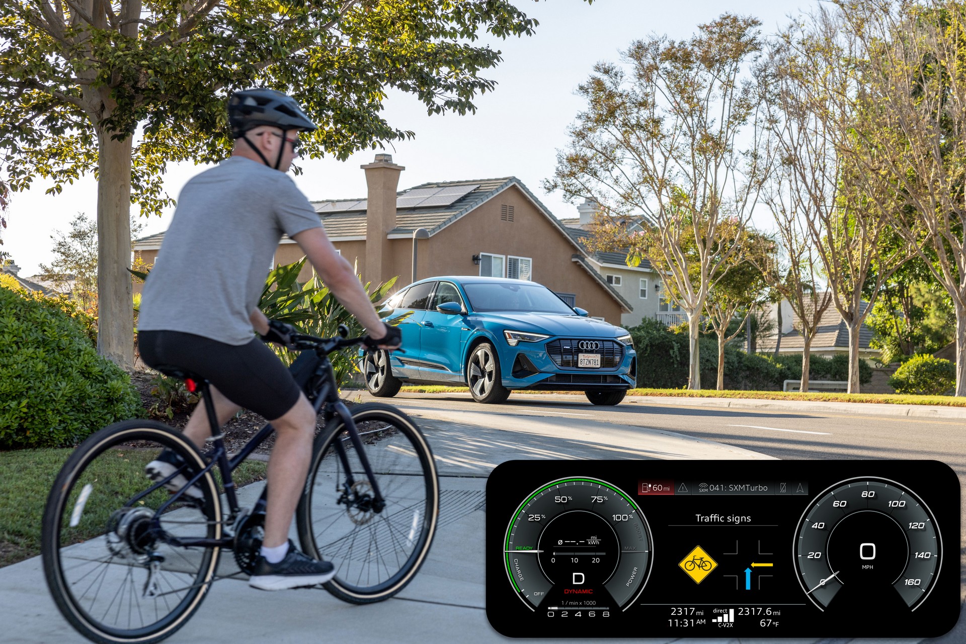 We Check Out Audi’s Cellular Vehicle-To-Everything Bicyclist Safety Tech, Which Could Save Countless Lives