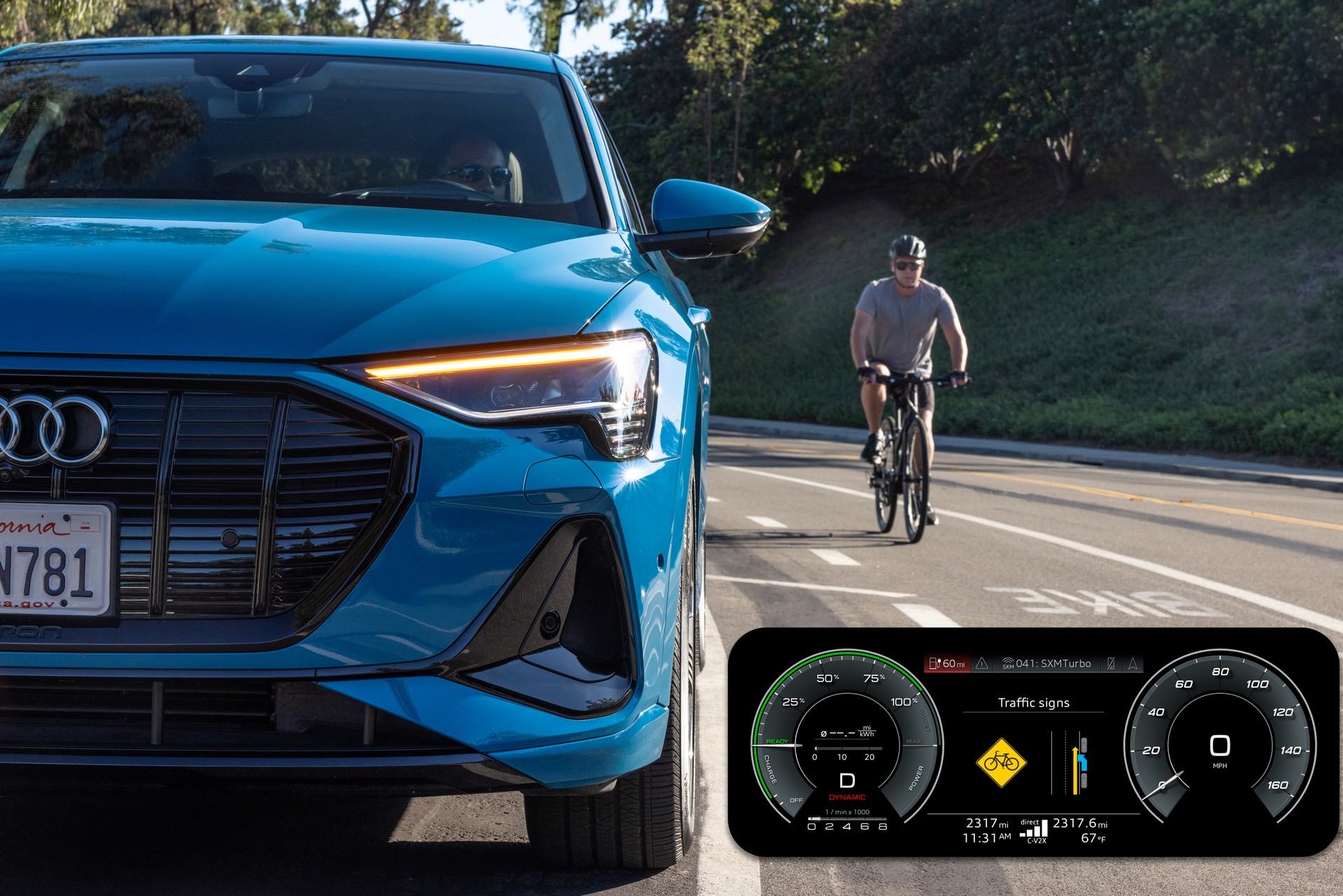 We Check Out Audi’s Cellular Vehicle-To-Everything Bicyclist Safety Tech, Which Could Save Countless Lives