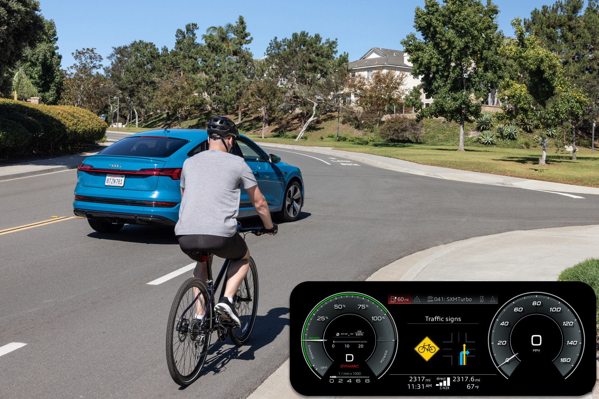 We Check Out Audi’s Cellular Vehicle-To-Everything Bicyclist Safety Tech, Which Could Save Countless Lives