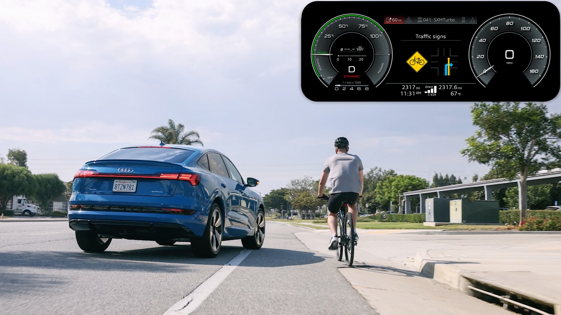 We Check Out Audi’s Cellular Vehicle-To-Everything Bicyclist Safety Tech, Which Could Save Countless Lives