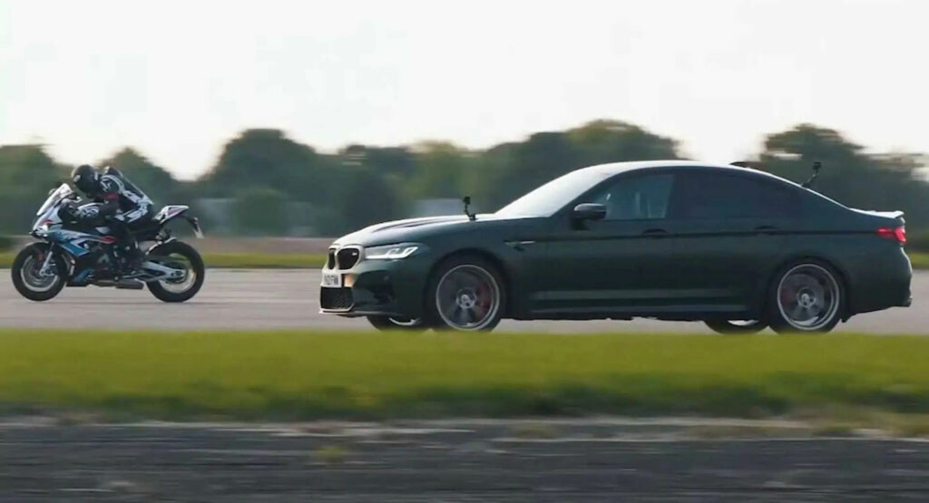  Can A BMW M5 CS Keep Pace With An M 1000 RR Superbike?