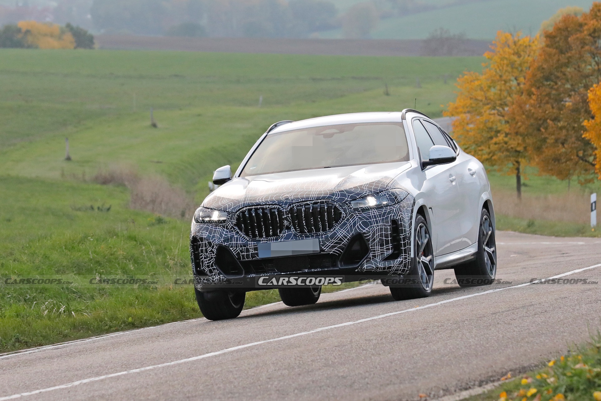 2023 BMW X6 Drops Camo, Reveals Production Grille and Bumper Design