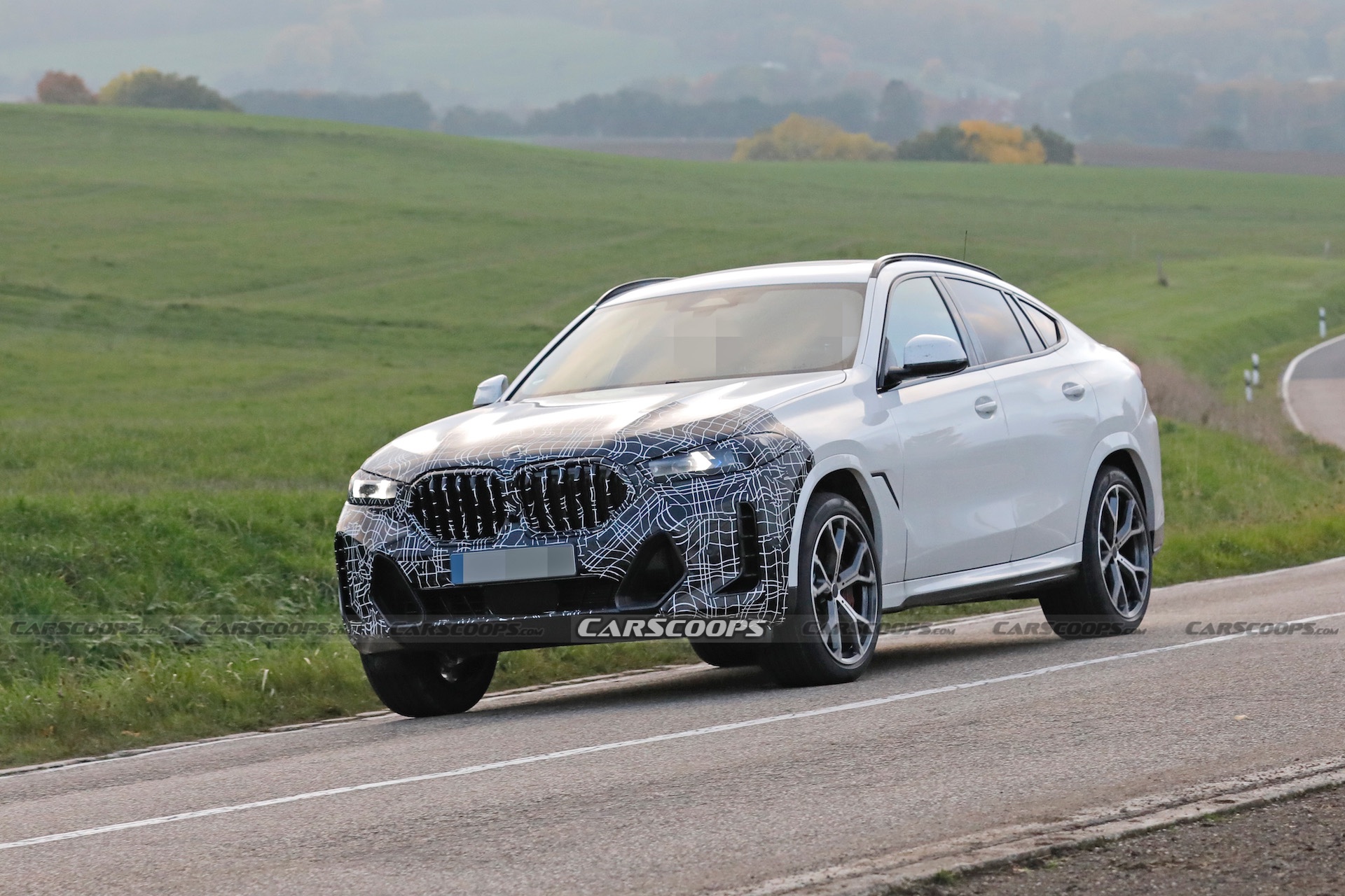 2023 BMW X6 Drops Camo, Reveals Production Grille and Bumper Design