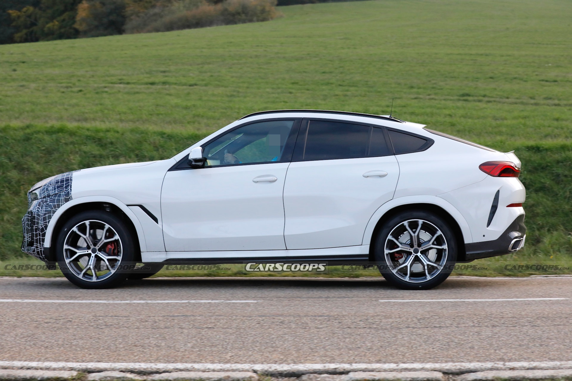 2023 BMW X6 Drops Camo, Reveals Production Grille and Bumper Design