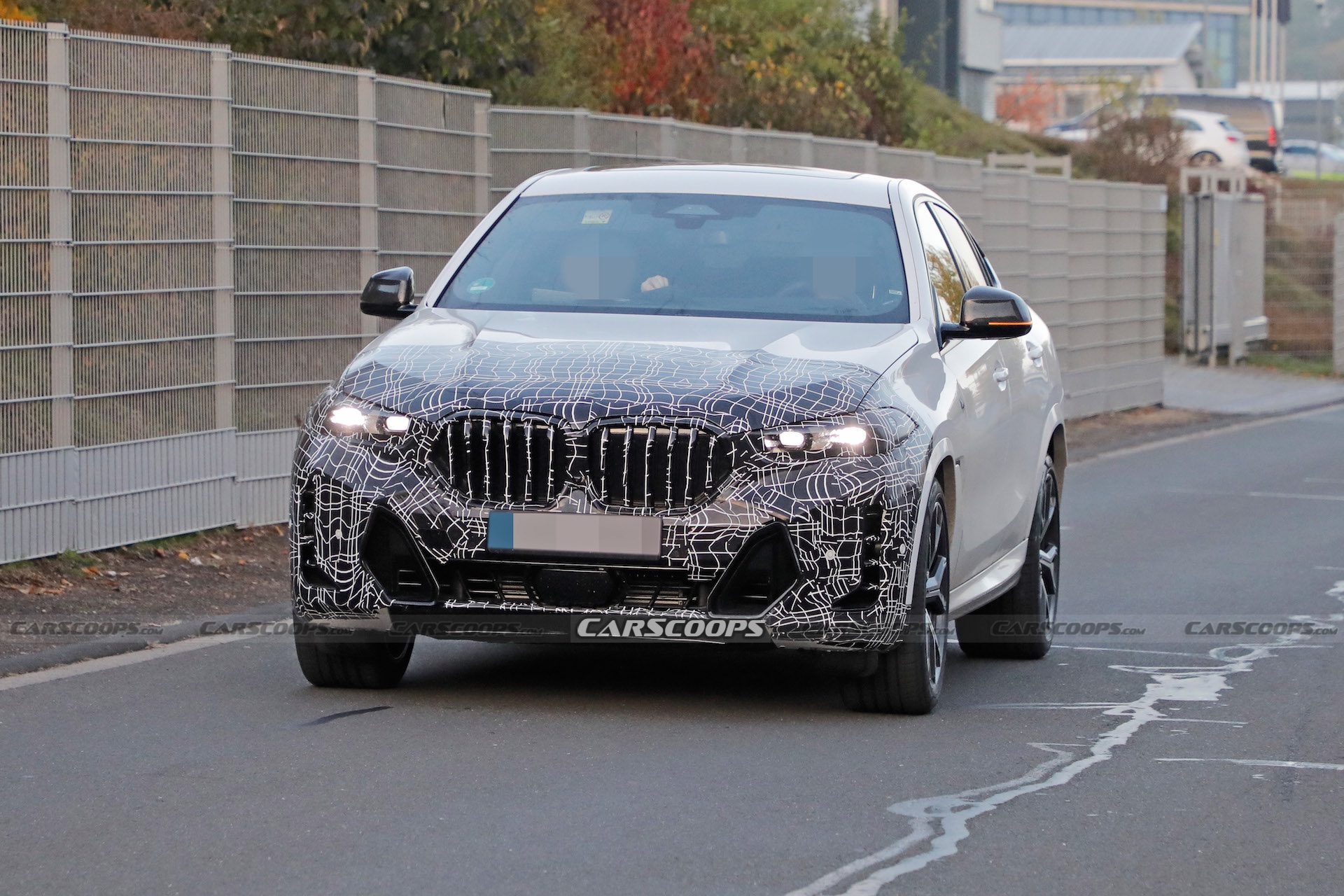 2023 BMW X6 Drops Camo, Reveals Production Grille and Bumper Design