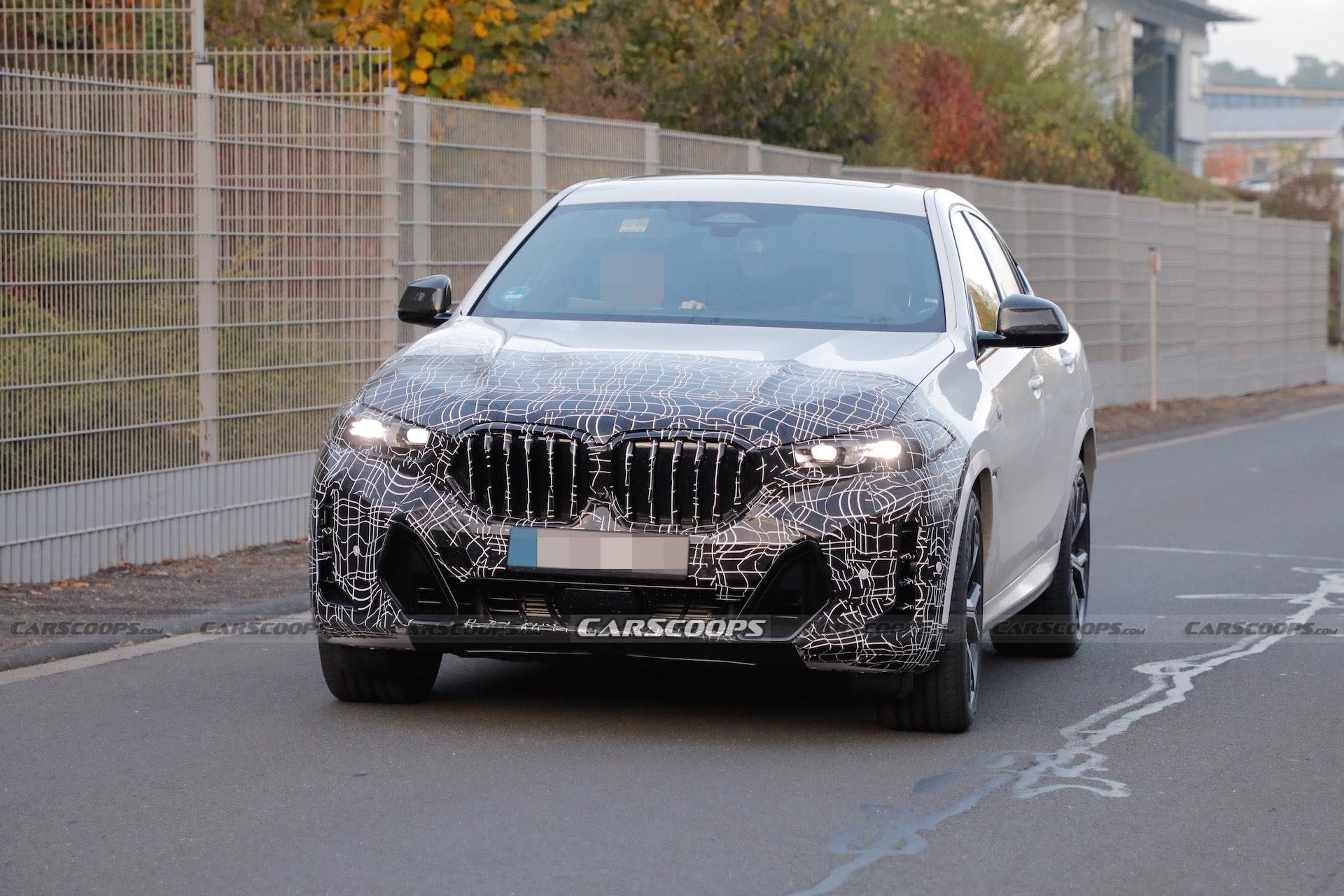 2023 BMW X6 Drops Camo, Reveals Production Grille and Bumper Design