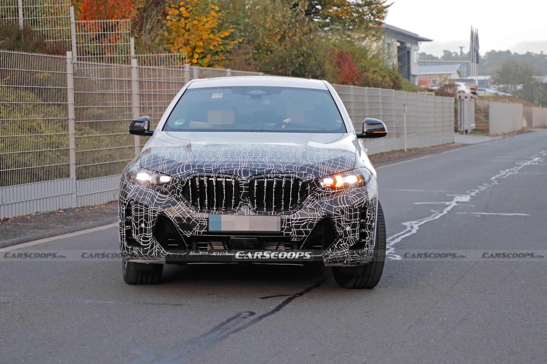 2023 BMW X6 Drops Camo, Reveals Production Grille and Bumper Design
