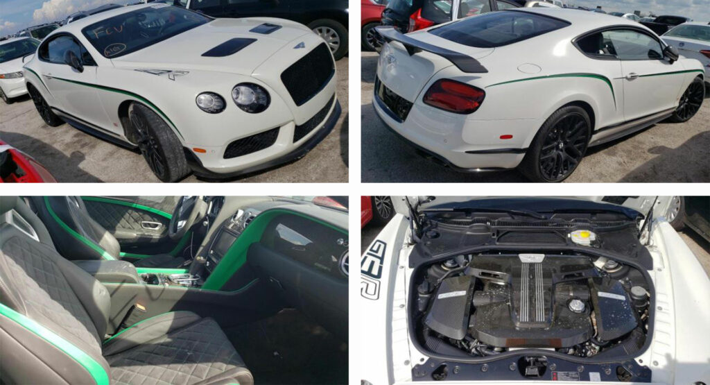  Someone Just Bought This Flood Damaged 2015 Bentley Continental GT3-R