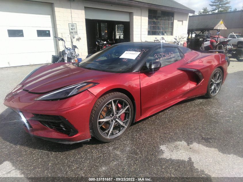 Auctioneer Claims This 2023 Corvette That Got A Salvage Title After Just 245 Miles Can Be Restored For $47k